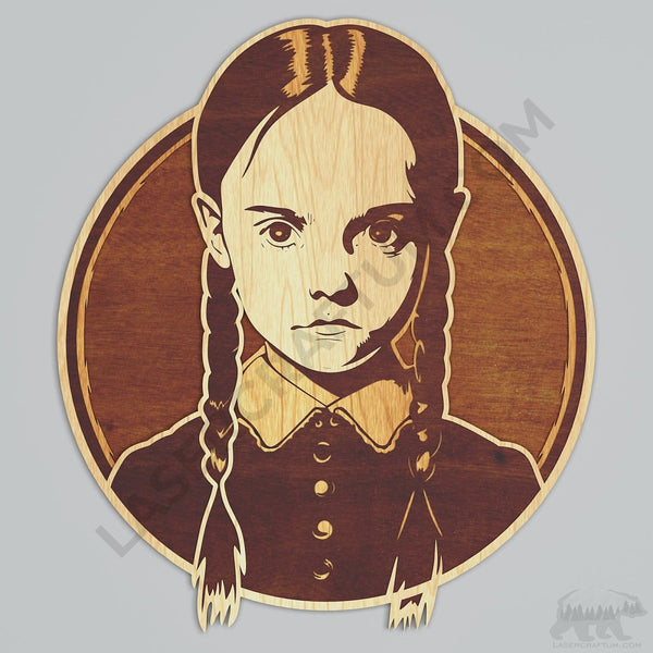 Wednesday Addams Layered Design for cutting