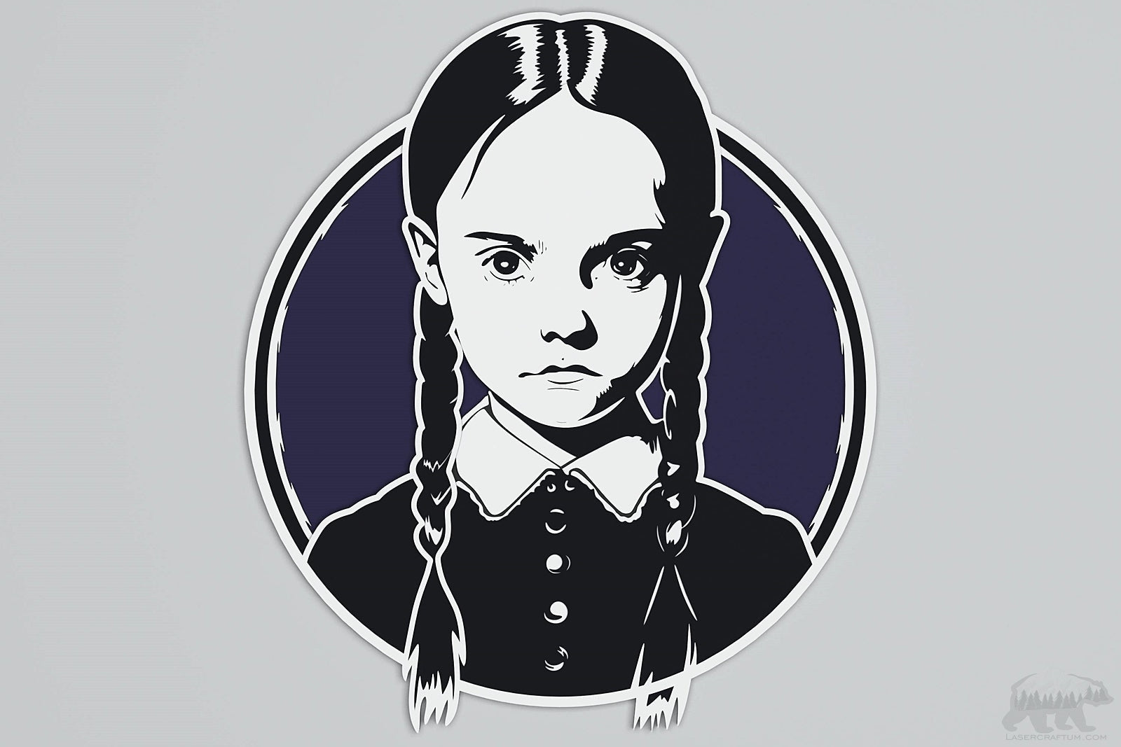 Wednesday Addams Layered Design for cutting