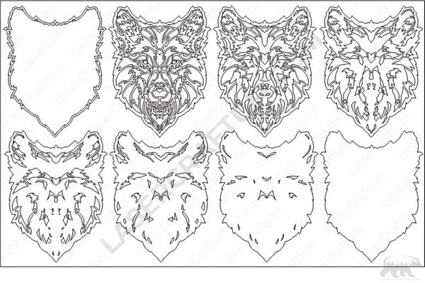 Wolf Layered Design for cutting